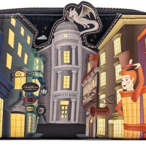 Harry Potter - Diagon Alley Zip Around Wallet by Loungefly